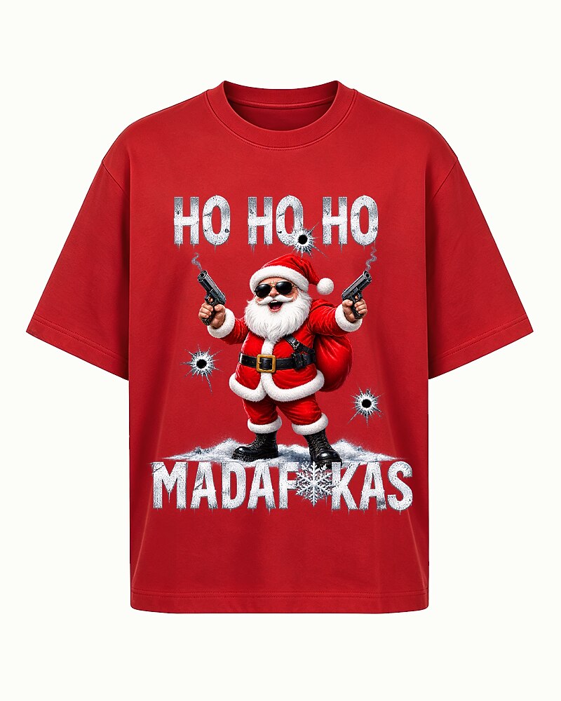 Ho Ho Ho Madafakas men's T-shirt view 6