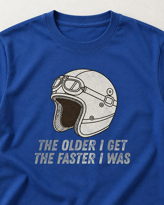 The Older I Get The Faster I Was men's T-shirt view 2