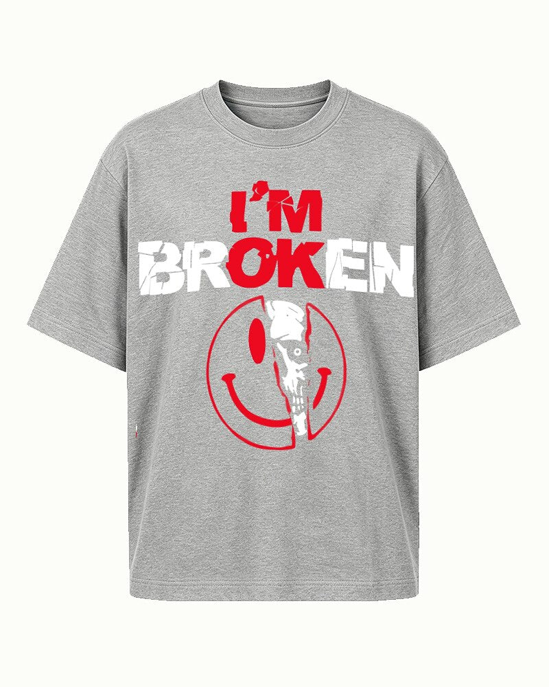 I'm Broken, I'm OK men's graphic T-shirt alternate view 7