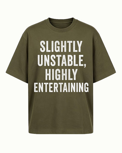 Slightly Unstable Highly Entertaining Graphic T-Shirt - product image 4