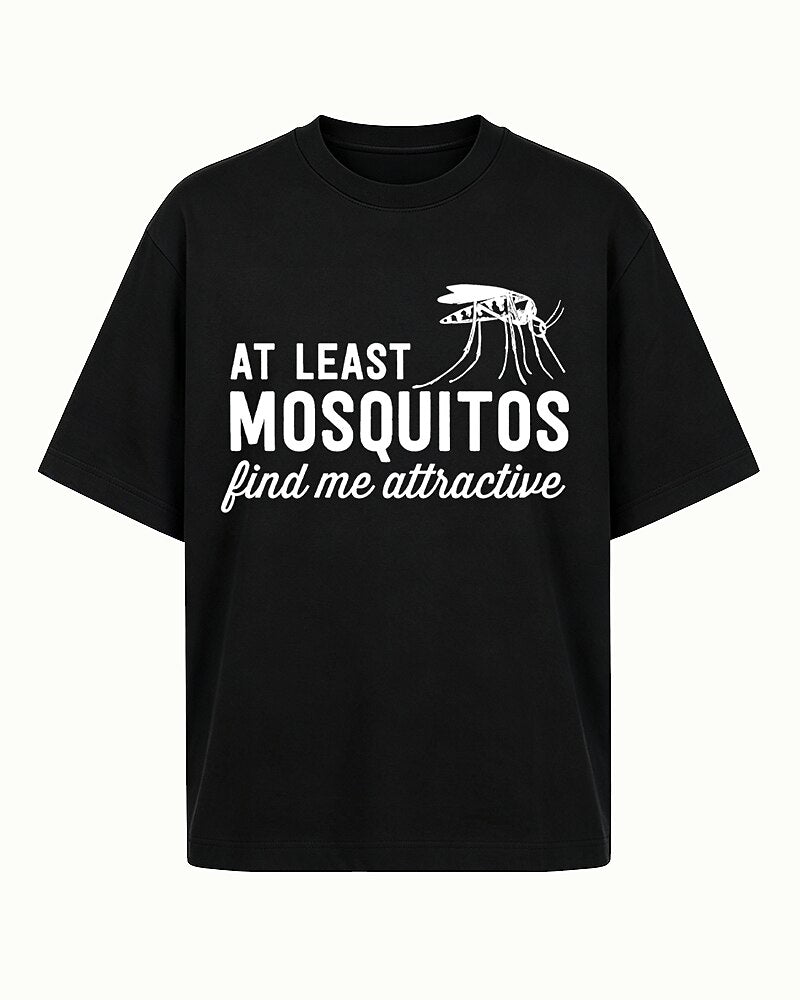 At Least Mosquitos Find Me Attractive Mosquito Graphic T-Shirt - product image 4