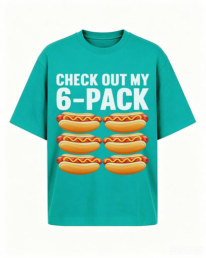Check Out My 6-Pack men's T-shirt view 5