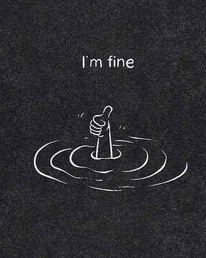 I'm Fine Graphic Crewneck Sweatshirt - product image 6