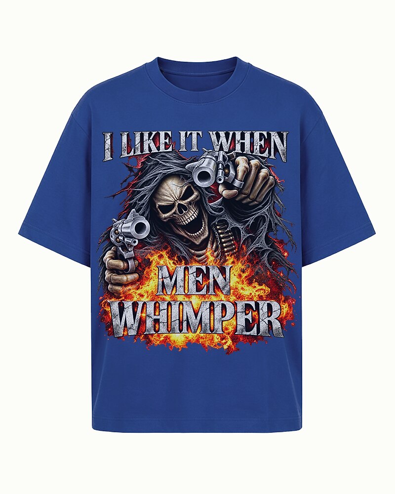 I Like It When Men Whimper men's graphic T-shirt view 5