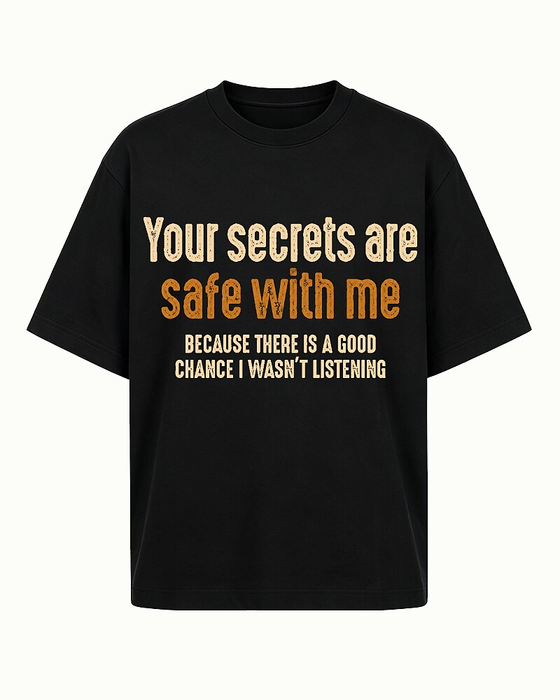 Your Secrets Are Safe With Me Graphic T-Shirt - product image 4