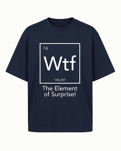 Wtf The Element of Surprise Science Periodic Table Graphic T-Shirt - product image 4