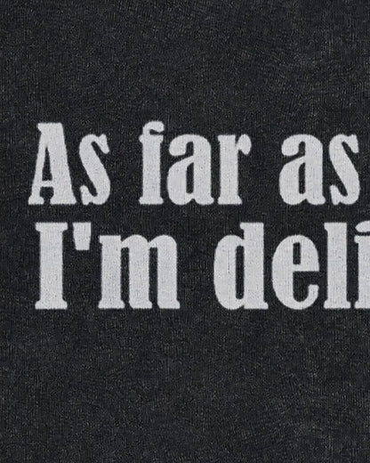 As Far as I Know I'm Delightful Graphic Crewneck Sweatshirt - product image 6
