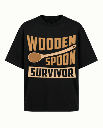 Wooden Spoon Survivor men's graphic T-shirt