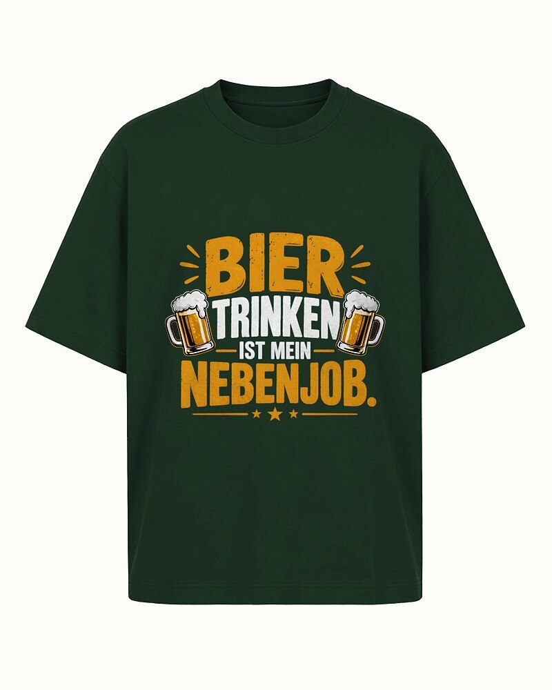 Bier Trinken Ist Mein Nebenjob. men's T-shirt view 6