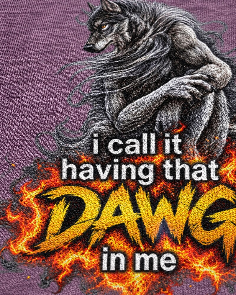 You Call It Autism I Call It Having That Dawg in Me men's graphic T-shirt view 2