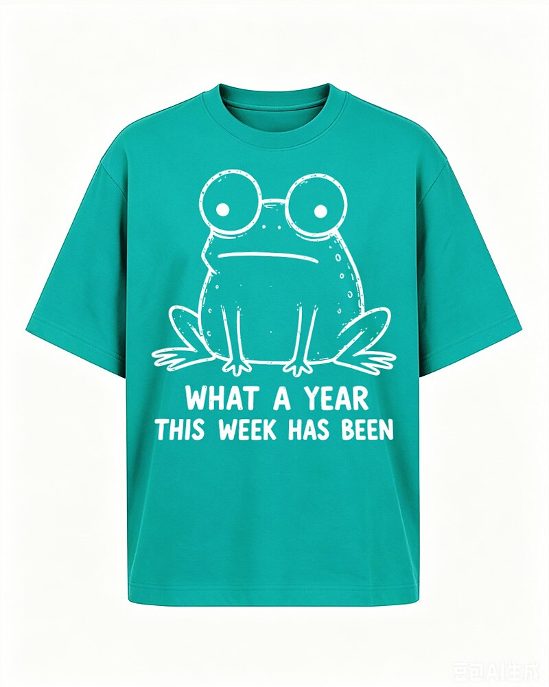 What a Year This Week Has Been men's graphic T-shirt alternate view 6