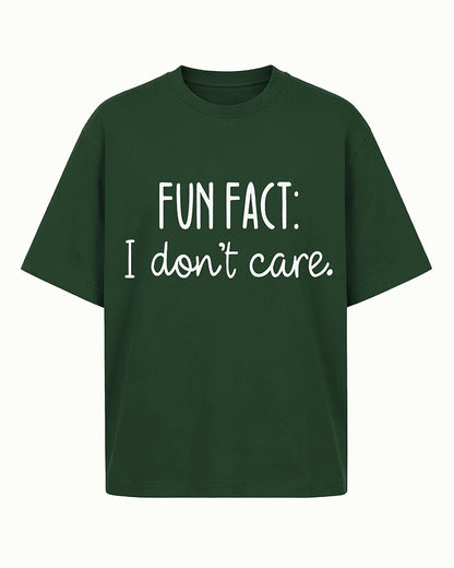 Fun Fact I Don't Care Graphic T-Shirt - product image 3