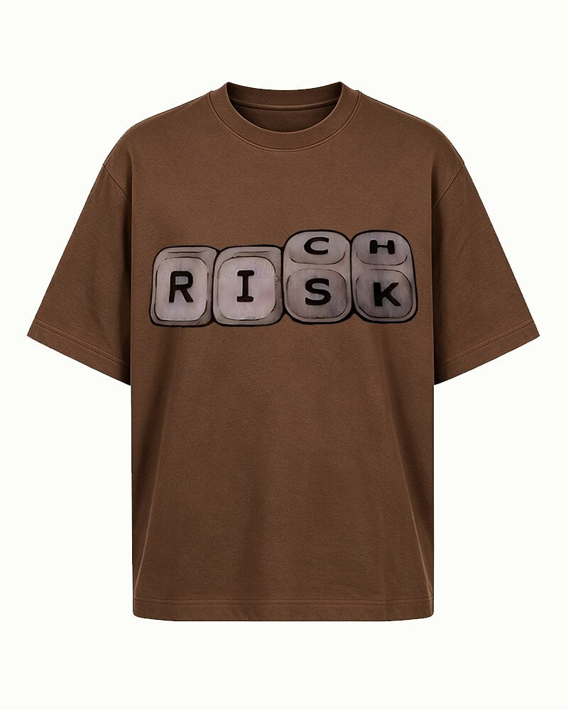 Rich Risk men's graphic T-shirt alternate view 6