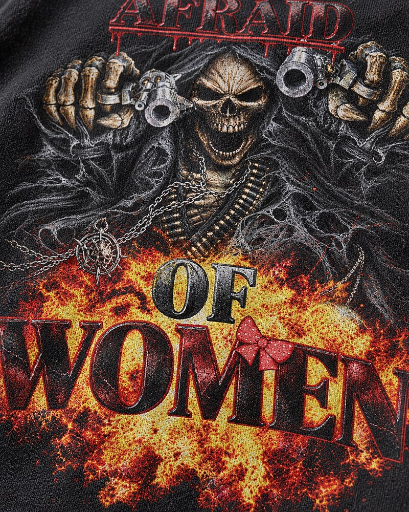 I'm Afraid of Women men's graphic T-shirt view 2