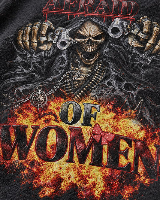 I'm Afraid of Women men's graphic T-shirt view 2
