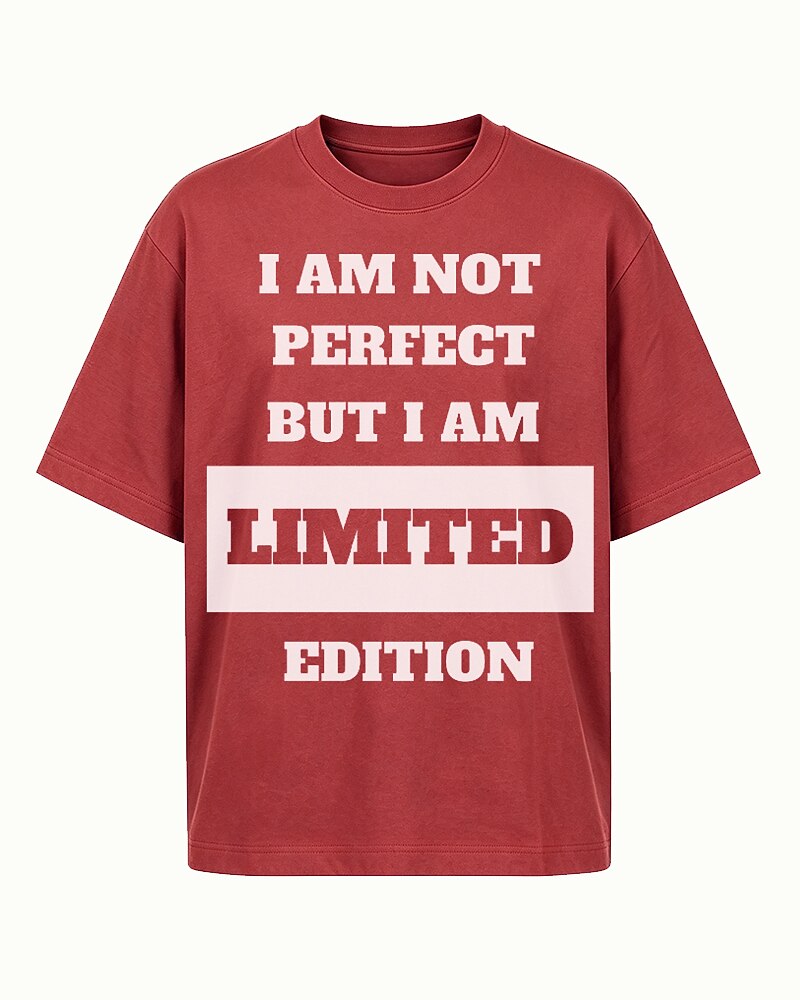 I Am Not Perfect But I Am Limited Edition men's graphic T-shirt view 4