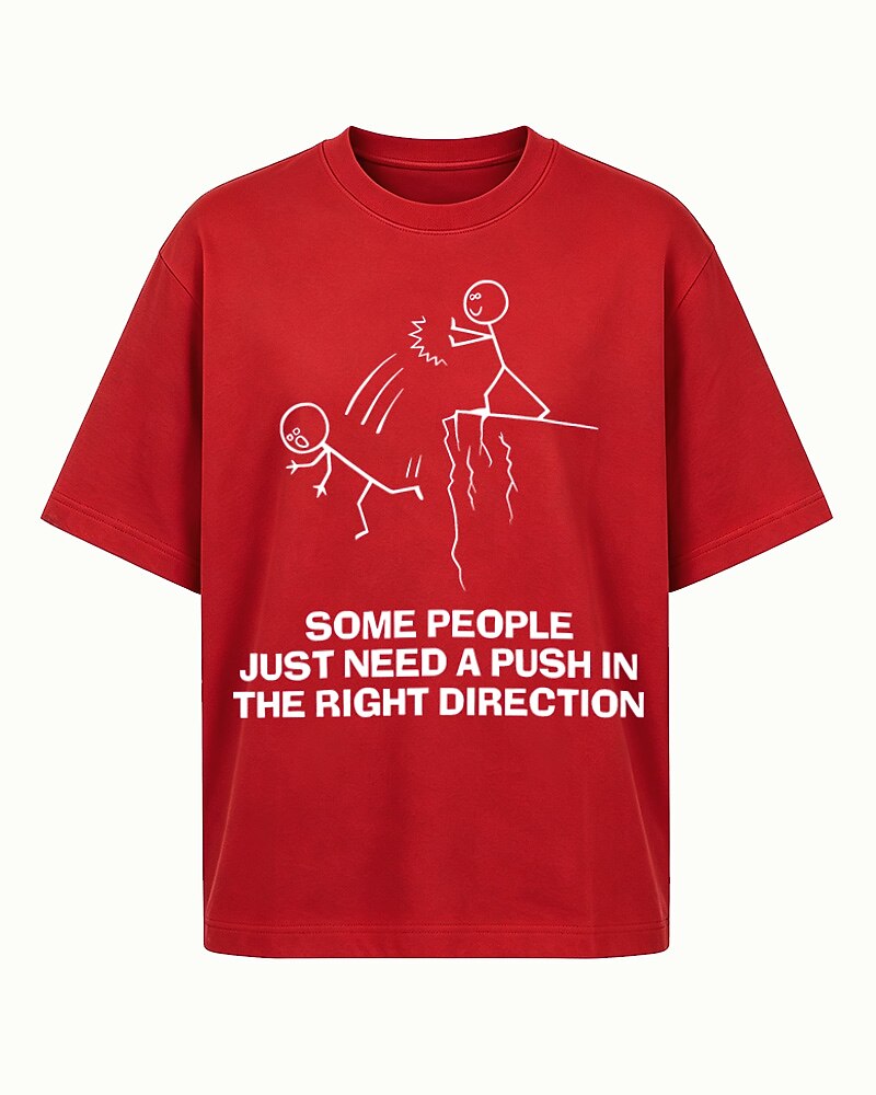 Some People Just Need a Push men's graphic T-shirt alternate view 5