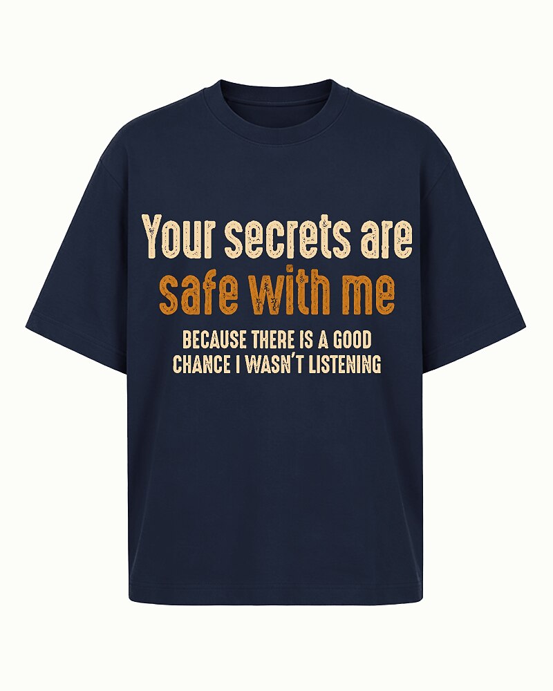 Your Secrets Are Safe With Me Graphic T-Shirt - product image 1