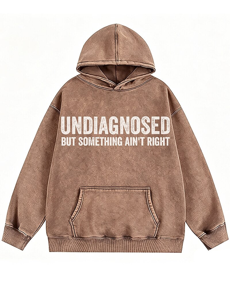 Undiagnosed But Something Ain't Right Graphic Hoodie - product image 2