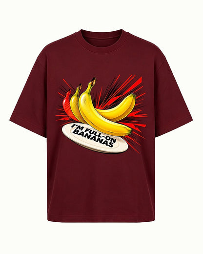 I'm Full-On Bananas men's graphic T-shirt alternate view 4