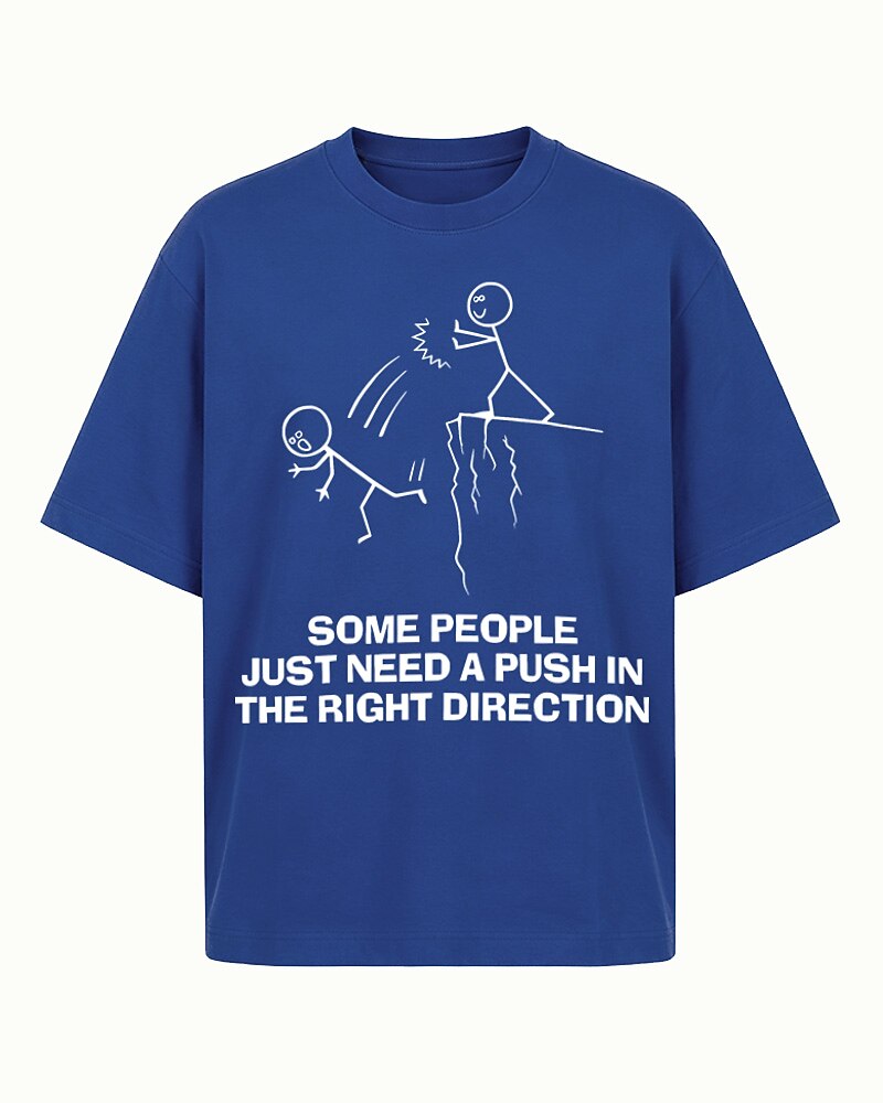 Some People Just Need a Push men's graphic T-shirt alternate view 6