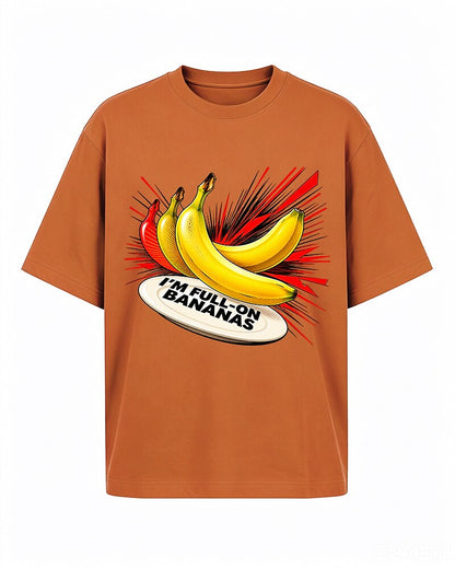 I'm Full-On Bananas men's graphic T-shirt alternate view 5