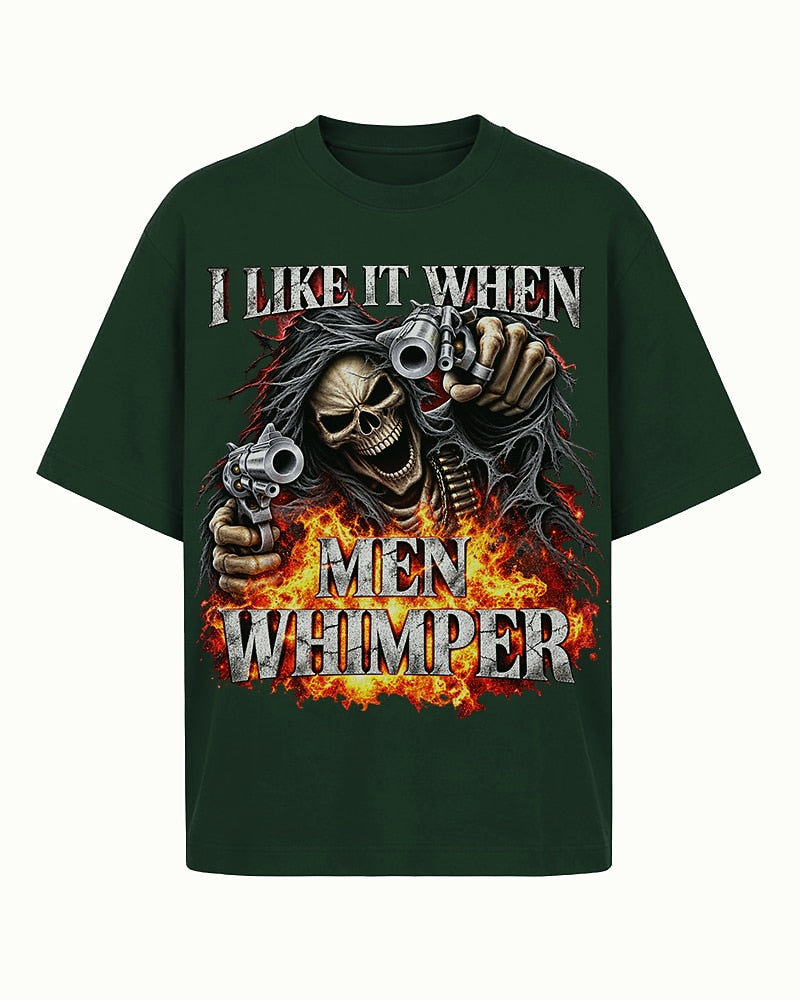 I Like It When Men Whimper men's graphic T-shirt view 6