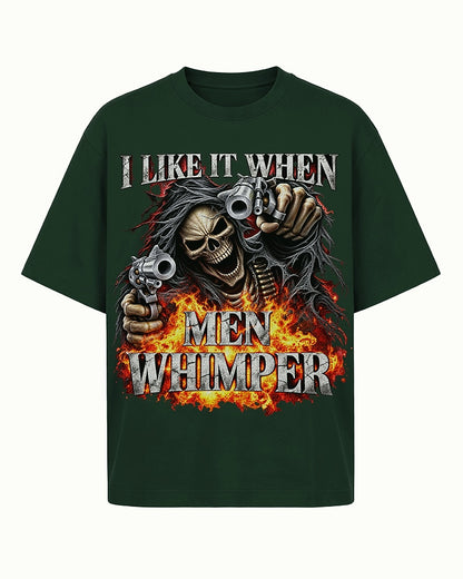 I Like It When Men Whimper men's graphic T-shirt view 6