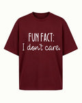 Fun Fact I Don't Care Graphic T-Shirt - product image 1