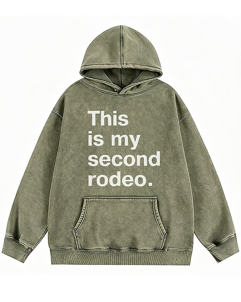 This Is My Second Rodeo Graphic Hoodie - product image 1