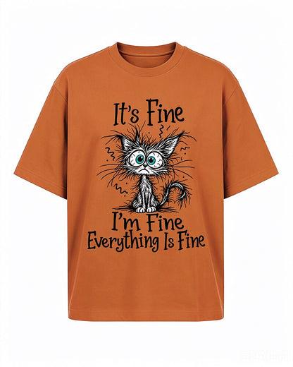 It's Fine I'm Fine Everything Is Fine men's T-shirt view 5