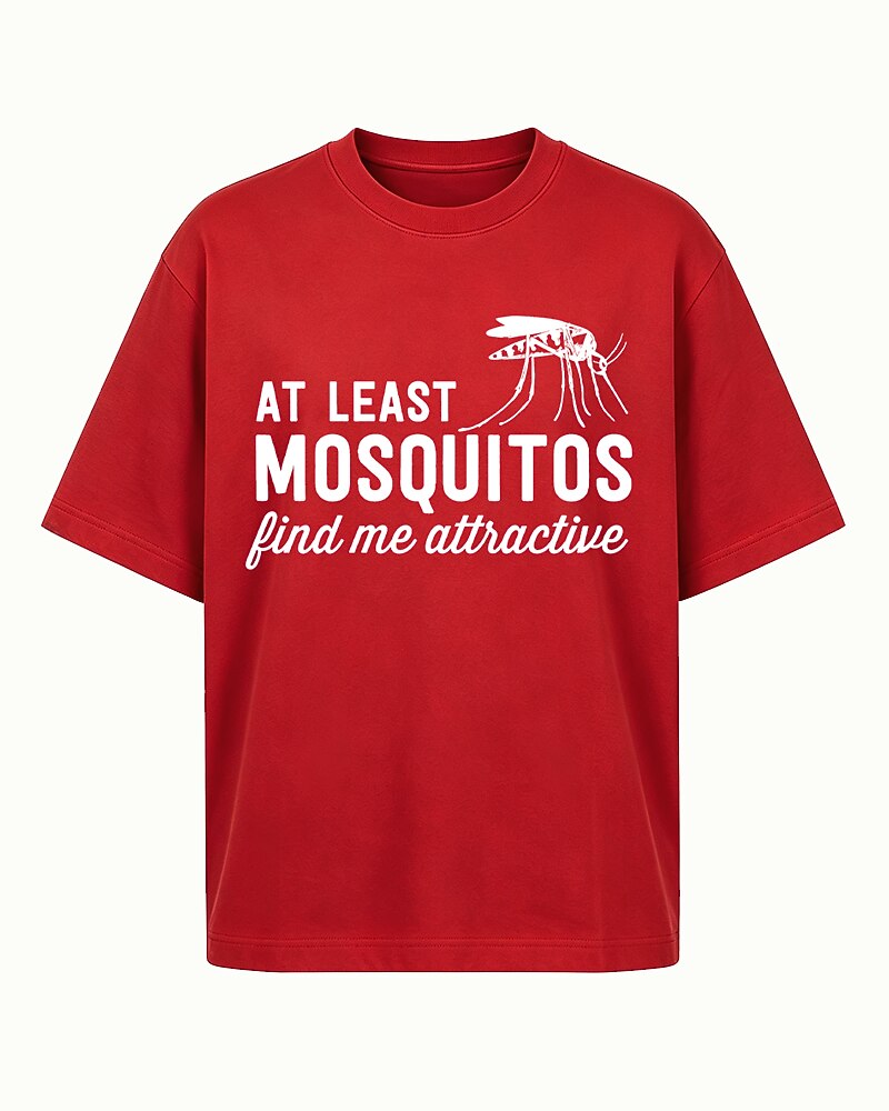 At Least Mosquitos Find Me Attractive Mosquito Graphic T-Shirt - product image 3