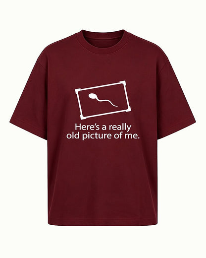 Here's a Really Old Picture of Me men's graphic T-shirt view 5