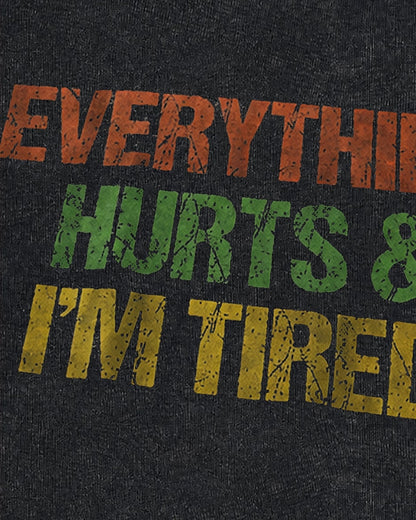 Everything Hurts & I'm Tired - Washed Cotton Tank Top - product image 5
