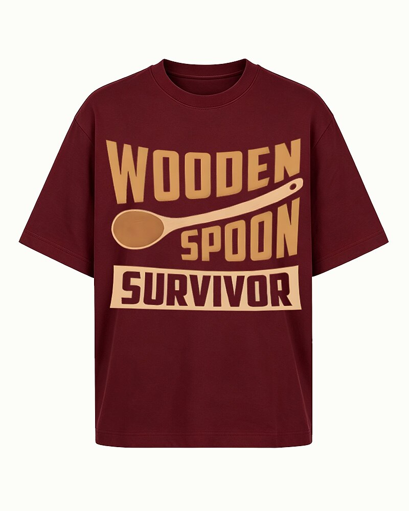 Wooden Spoon Survivor men's graphic T-shirt alternate view 7