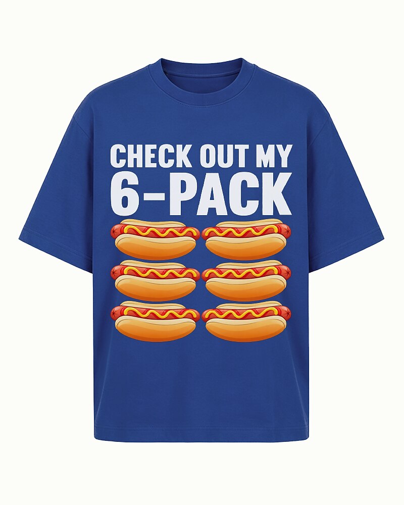 Check Out My 6-Pack men's T-shirt view 4
