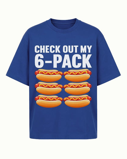 Check Out My 6-Pack men's T-shirt view 4