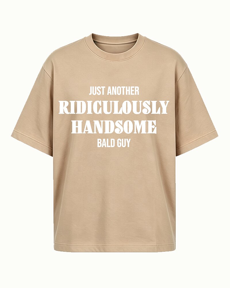 Just Another Ridiculously Handsome Bald Guy Graphic T-Shirt - product image 5
