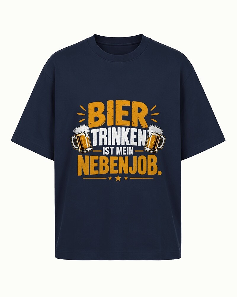Bier Trinken Ist Mein Nebenjob. men's T-shirt view 5