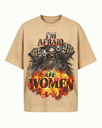 I'm Afraid of Women men's graphic T-shirt view 4