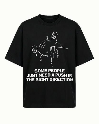 Some People Just Need a Push men's graphic T-shirt