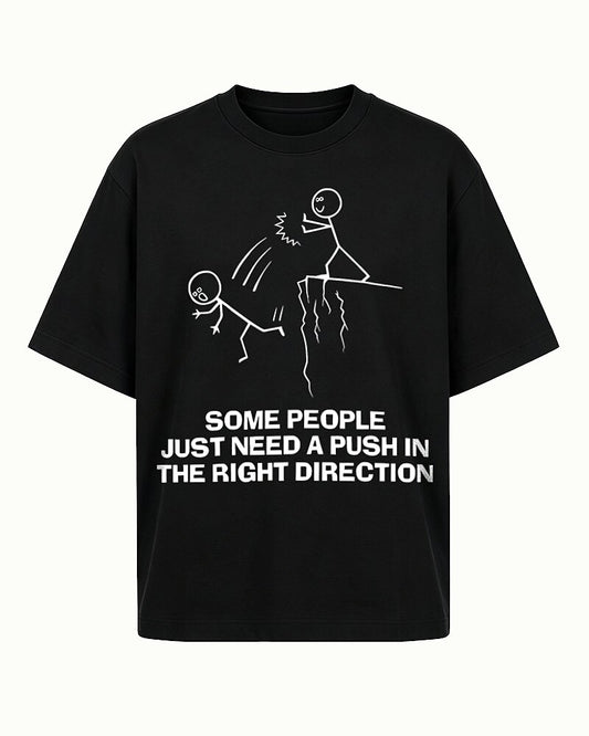 Some People Just Need a Push men's graphic T-shirt