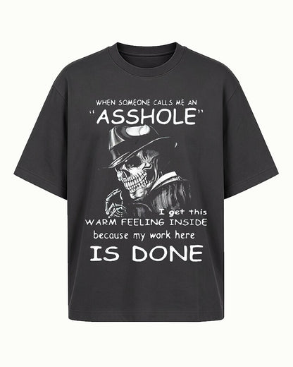 When Someone Calls Me An Asshole Skeleton Graphic T-Shirt - product image 6