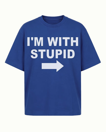 I'm With Stupid men's graphic T-shirt