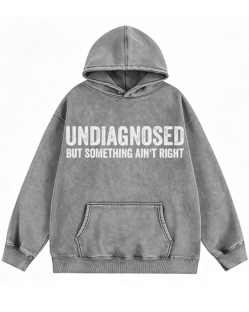 Undiagnosed But Something Ain't Right Graphic Hoodie - product image 4