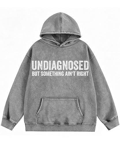 Undiagnosed But Something Ain't Right Graphic Hoodie - product image 4