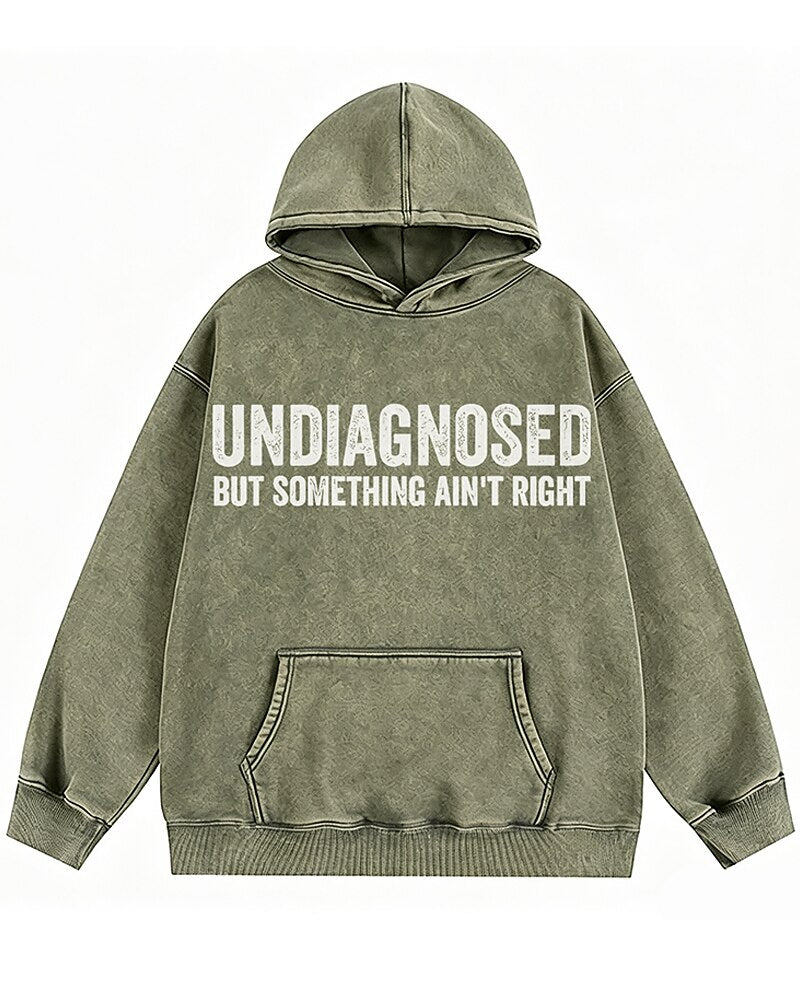Undiagnosed But Something Ain't Right Graphic Hoodie - product image 3