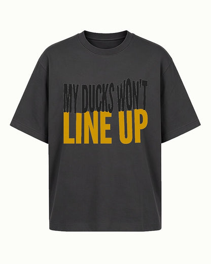 My Ducks Won't Line Up men's graphic T-shirt alternate view 5