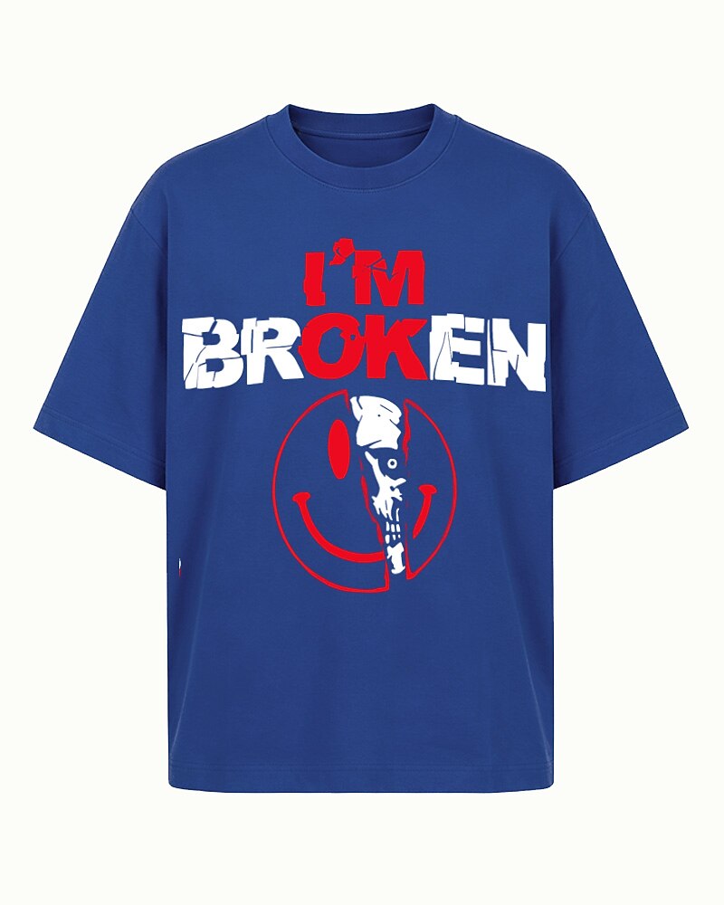 I'm Broken, I'm OK men's graphic T-shirt alternate view 4