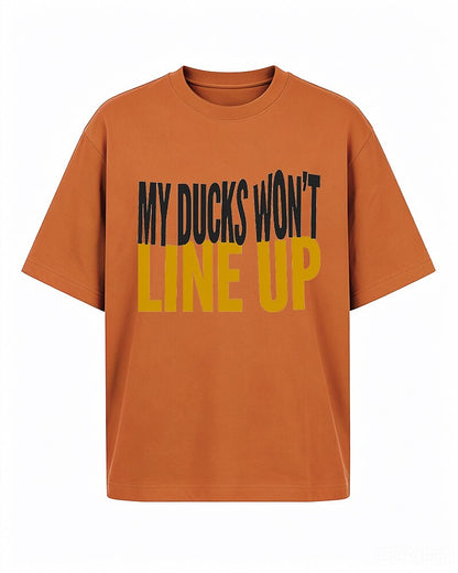 My Ducks Won't Line Up men's graphic T-shirt alternate view 4